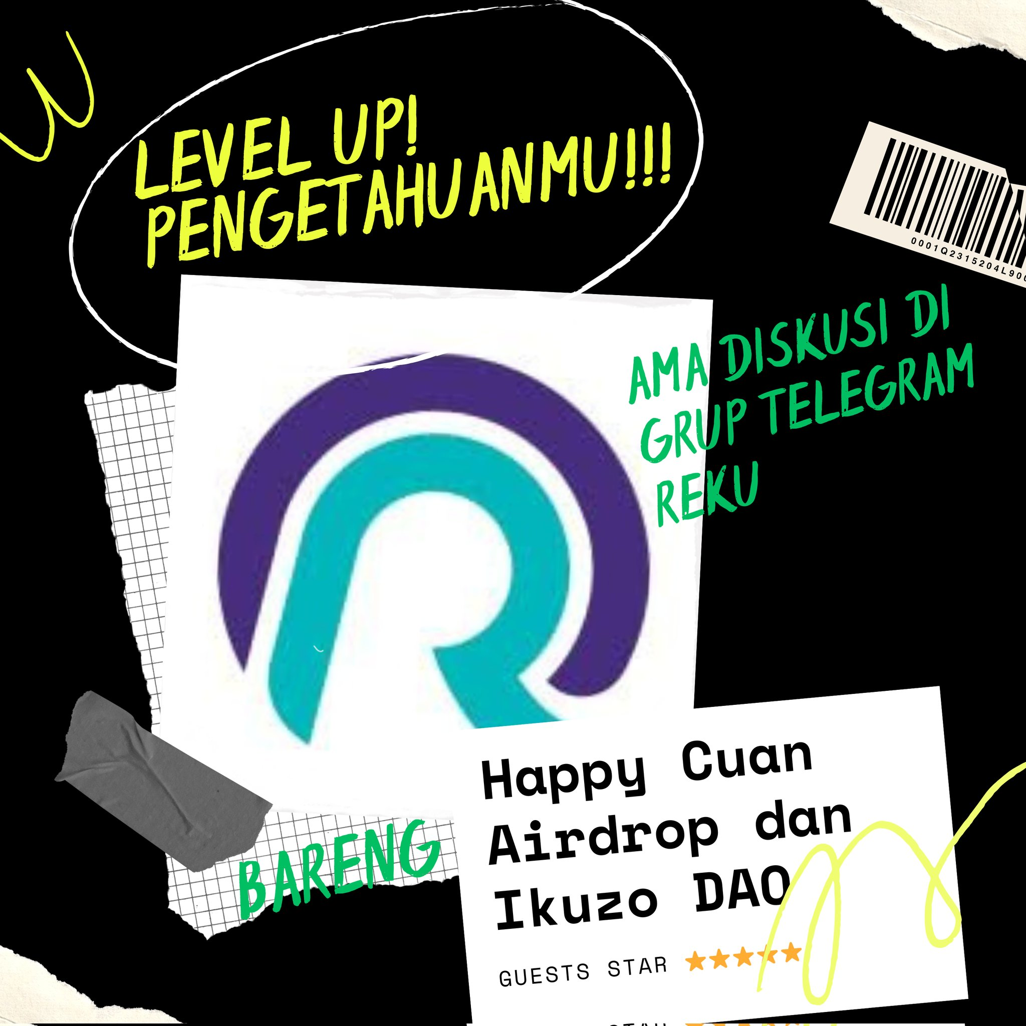 Dari Komunitas untuk Ekosistem: Belajar Bareng Web3 bareng Ikuzo DAO & Happy Cuan Airdrop